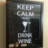 “keep Calm And Drink Wine” Wall Decals