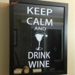 "Keep Calm and Drink Wine" Wall Decals