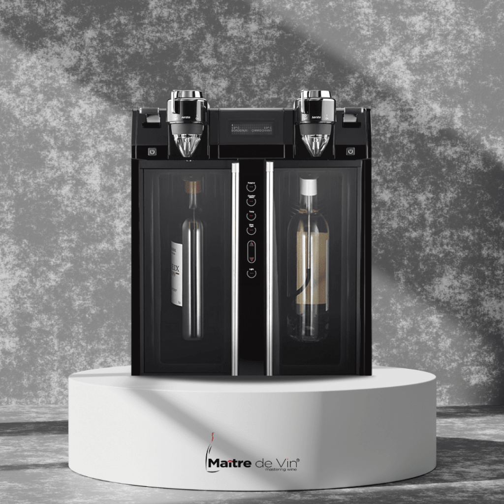 Maitre De Vin Wine Cooler And Dispenser Preserve Aerate On Demand